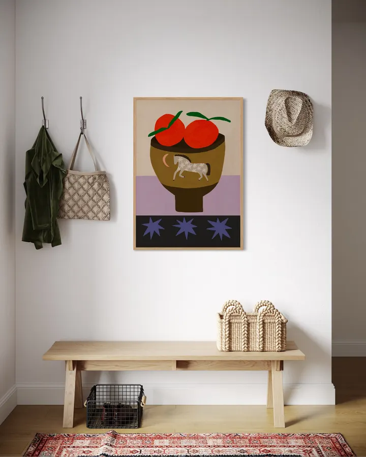 Oranges in vase - Sophie Deller