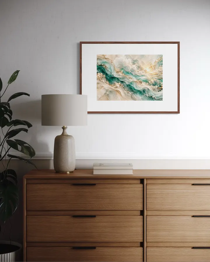翠光の彼方 - 光が溶ける水晶の海 Beyond the Emerald Light - A Crystal Sea Where Light Dissolves - Yuzy