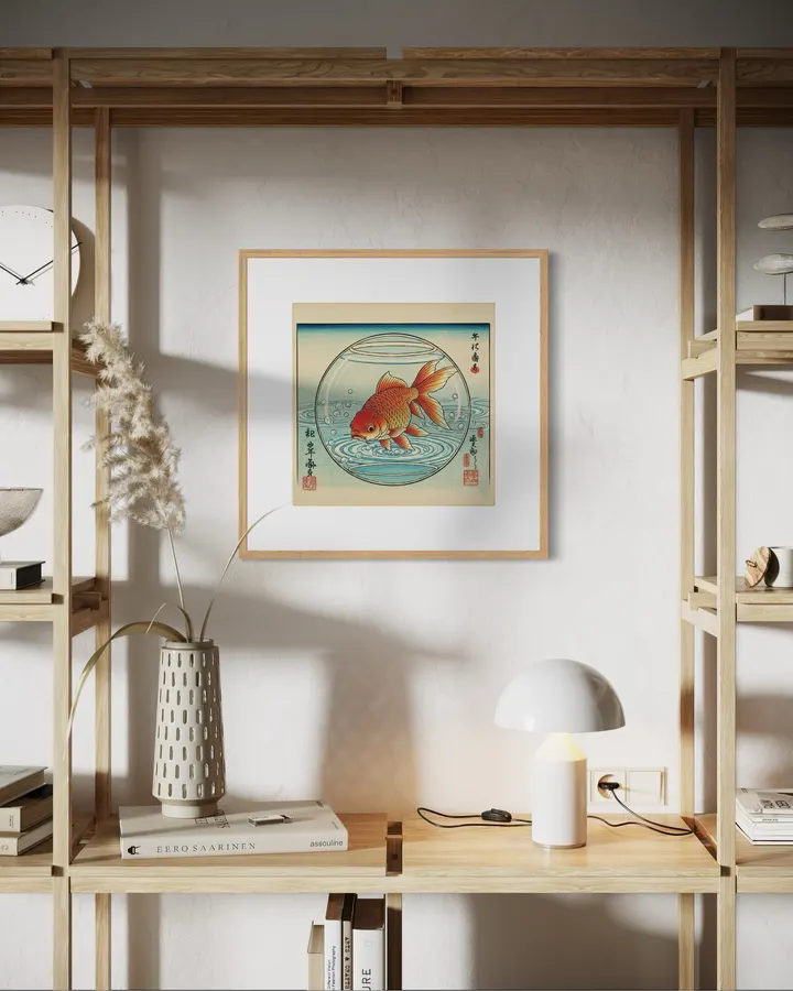 金魚浮世絵Goldfish Ukiyo-e