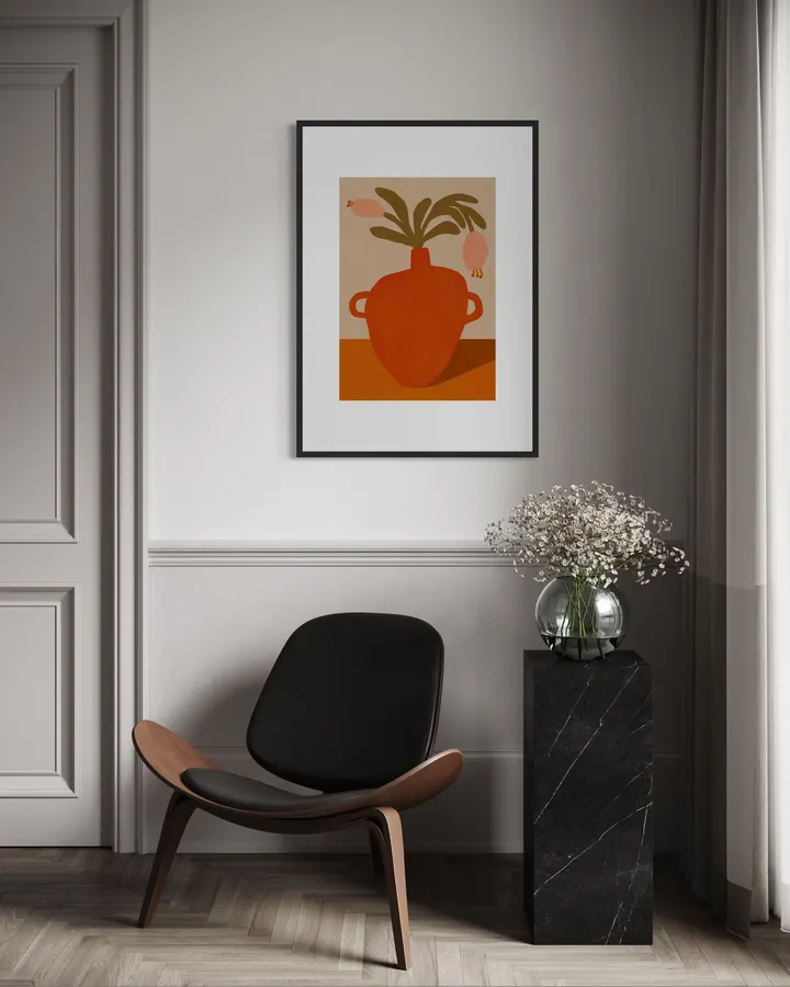 Orange Vase - Sophie Deller