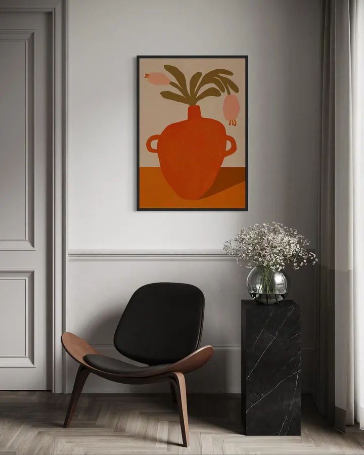 Orange Vase - Sophie Deller