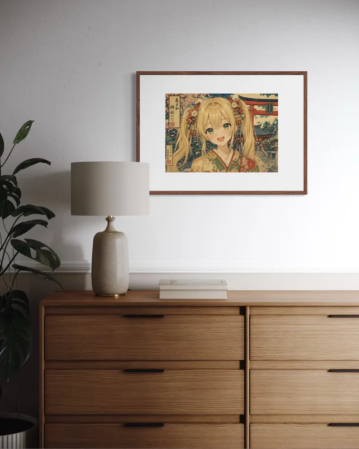 Ukiyo-e_Japanese girl - エオリア