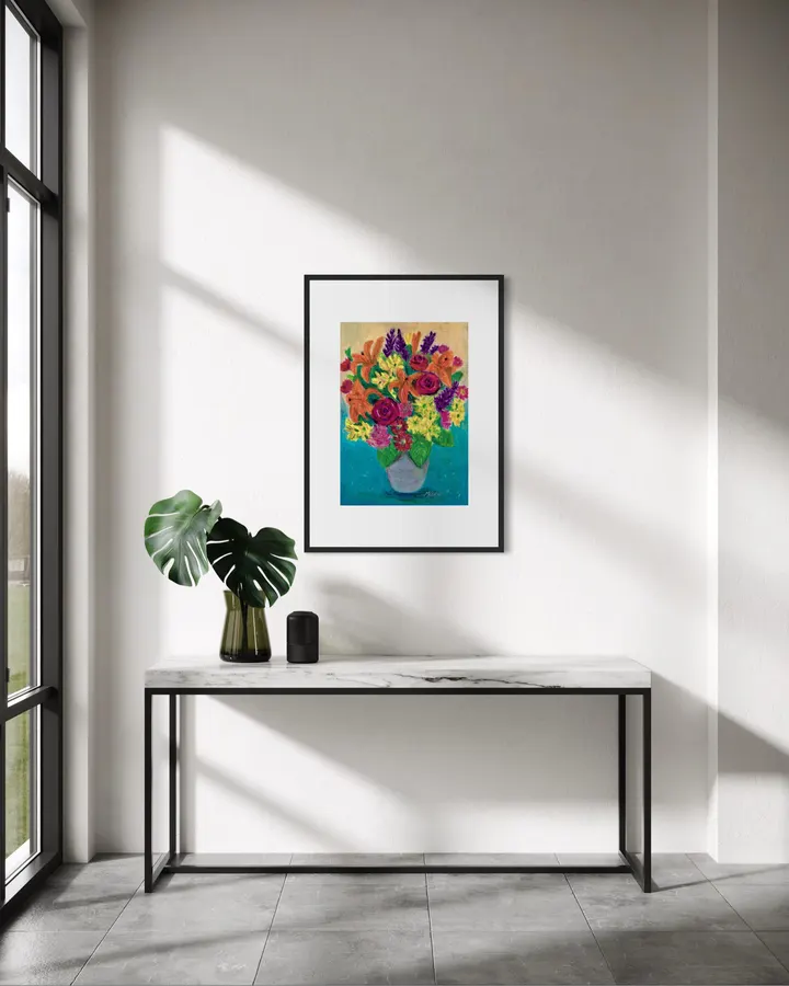 Bouquet In A Vase - Midori Cowart