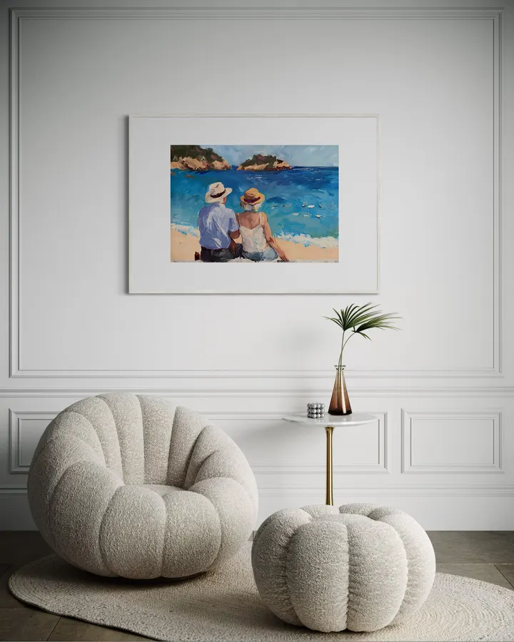 Old Couple On The Beach - Elena Avanesova