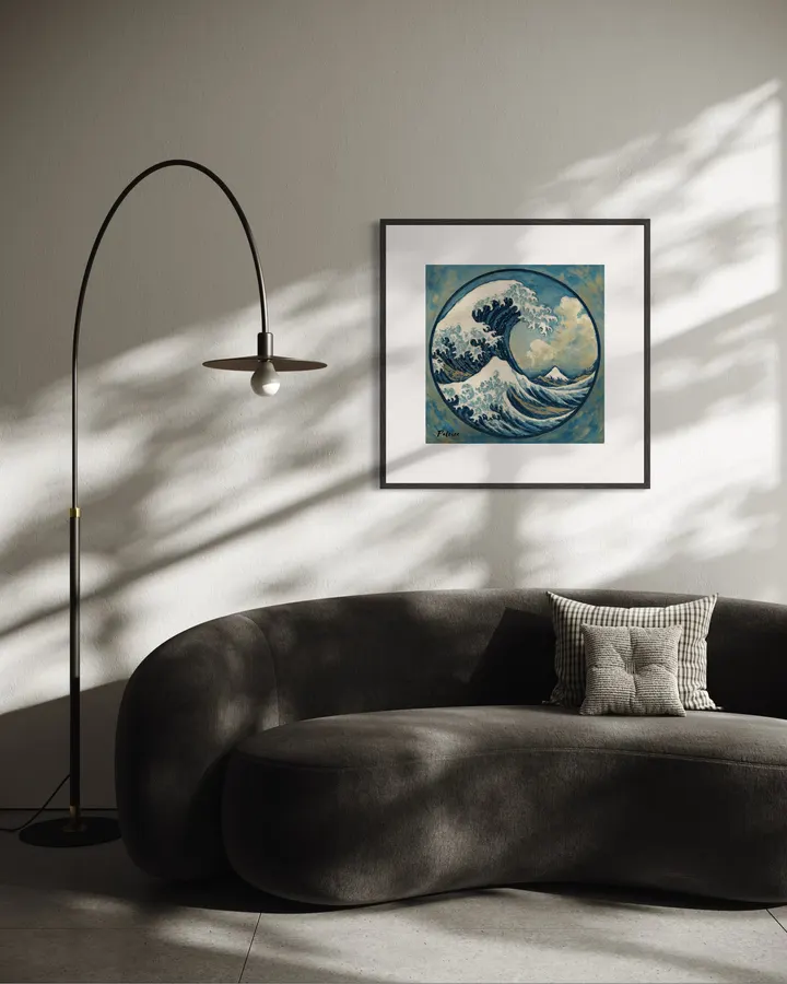 The Great Wave {Version Three} - Patrick John Bennett {pseudonym Patrice}