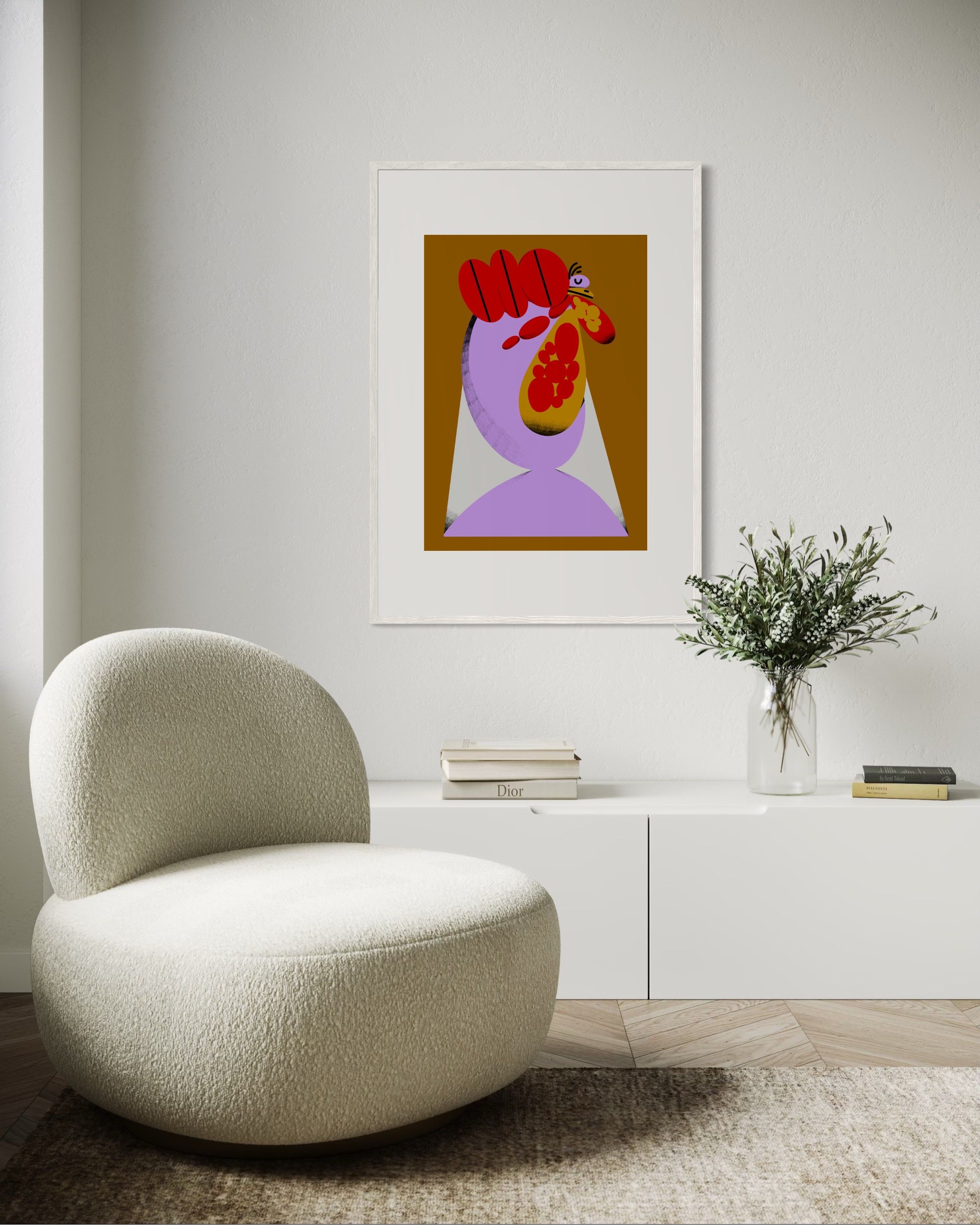Brown rooster - Pablo Ferreira