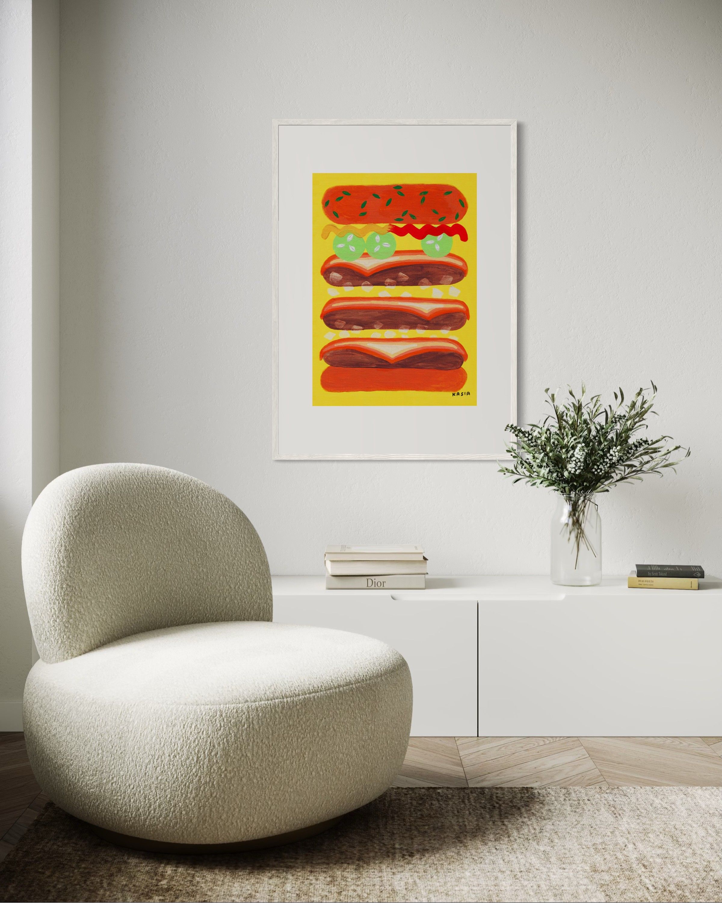 The Divine Cheese Burger - Kasia Sykus