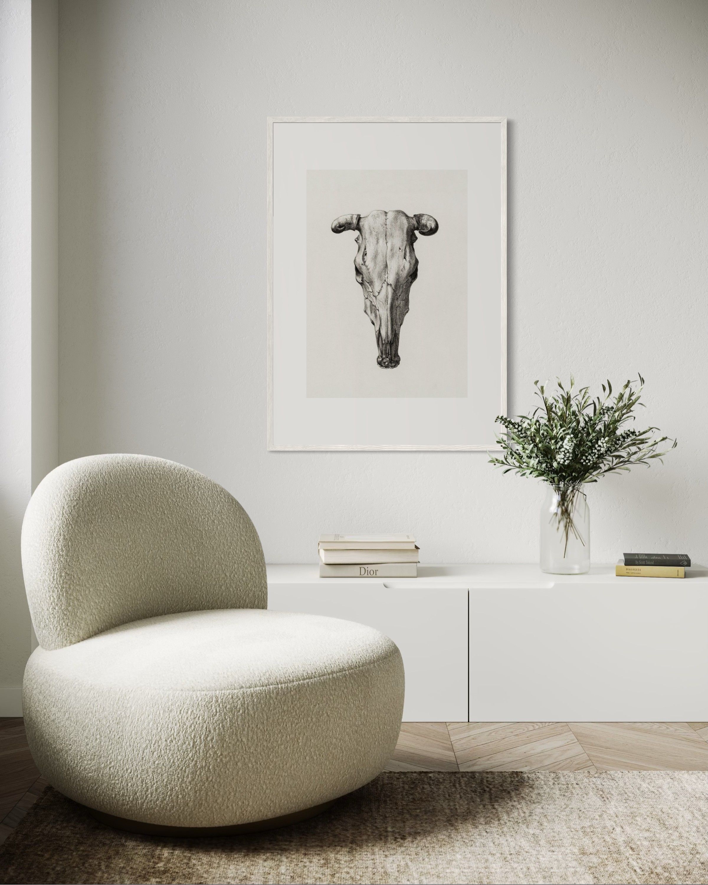Skull of a Cow - Jean Bernard