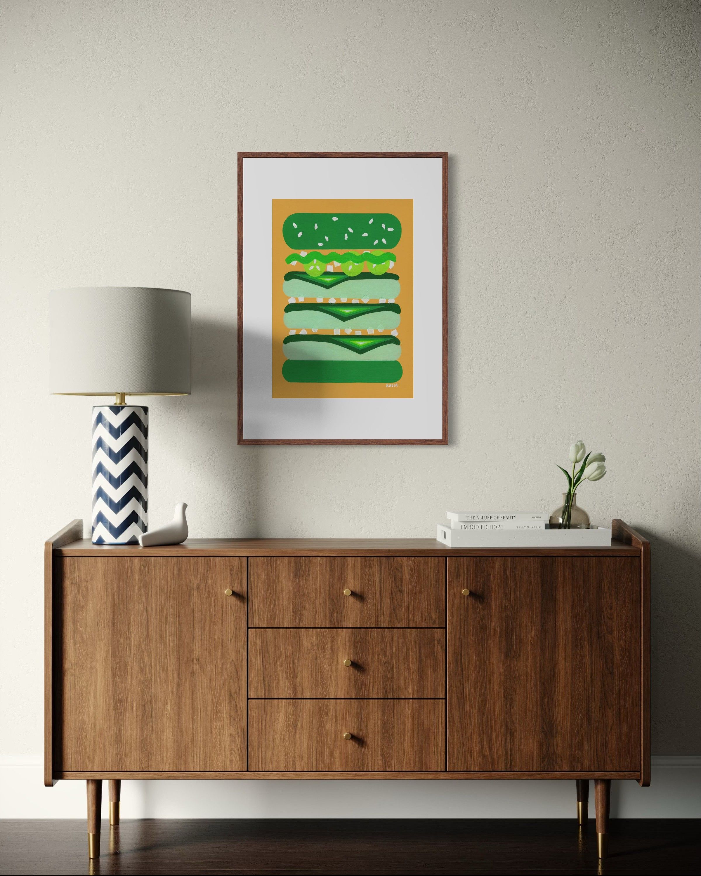 Burger for Kermit - Kasia Sykus